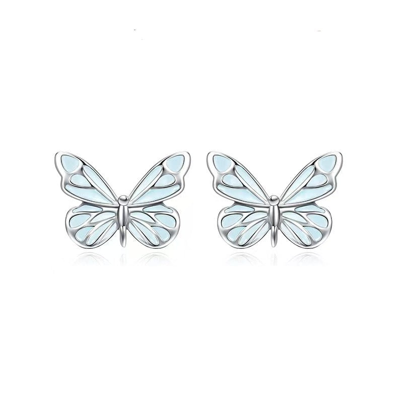Boucles d'oreilles Papillon Lumineux (ARGENT 925)