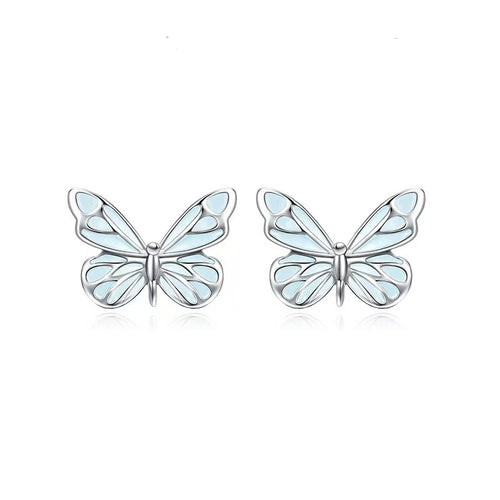 Boucles d'oreilles Papillon Lumineux (ARGENT 925)